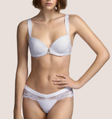 Andres Sarda Dion - unterlegter BH tief-dekolltiert I3312016WIT