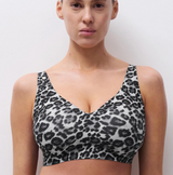Chantelle SOFTSTRETCH POWER Bügelloser BH - Grey Leopard I C11DQB