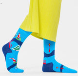 Happy Socks - Santa On The Way To Work Sock