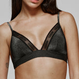 Sarda CARRERAS Unterlegter Bralette schwarz I 3500229ZWA