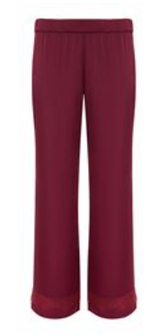 Simone Pérèle SATIN SECRETS Schlafhose Spinellrot I 23H660