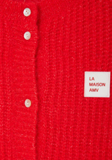 American Vintage Damen-Cardigan EAST Piment meliert