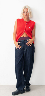 American Vintage Damen-Cardigan EAST Piment meliert