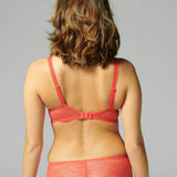 Simone Pérèle Karma - Contour-BH, 3/4 Schale aus Spacer 3D Freches Rot I 12V343