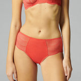 Simone Pérèle Karma - Taillen-Slip mit hohem Bund Freches Rot I 12V770