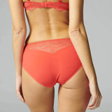 Simone Pérèle Karma - Taillen-Slip mit hohem Bund Freches Rot I 12V770