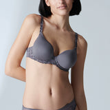 Simone Pérèle Andora T-Shirts-BH Spacer 3D gris rose