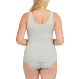 SPANX Cotton Comfort Tank - Shapingtop Heather Grey I 10267R