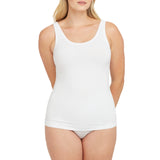 SPANX Cotton Comfort Tank - Shapingtop Weiss I 10267R
