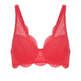 Simone Pérèle Karma - Contour-BH, 3/4 Schale aus Spacer 3D Freches Rot I 12V343