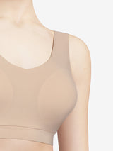 Chantelle SOFTSTRETCH Oberteil Bustier Padded V Neck Beige Dore I C16A10-01N