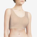 Chantelle SOFTSTRETCH Oberteil Bustier Padded V Neck Beige Dore I C16A10-01N
