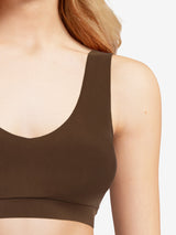 Chantelle SOFTSTRETCH Oberteil Bustier Padded V Neck Noyer I C16A10-0ST