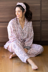 P.J. SALVAGE Flanell Schlafanzug mit Haarband