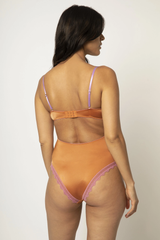 Dora Larsen CYDNEY Body in dunkelorange-rosa