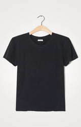 American Vintage Women-T-Shirt SONOMA Rundhals-Ausschnitt Schwarz