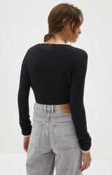 American Vintage Women Pullover DAMSVILLE Schwarz I DAM18BH21