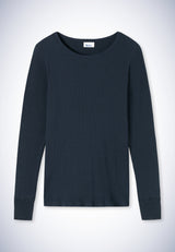SCHIESSER REVIVAL - Greta Shirt langarm navy