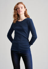 SCHIESSER REVIVAL - Greta Shirt langarm navy