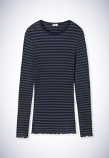 SCHIESSER REVIVAL - Helena Shirt langarm navy