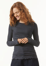 SCHIESSER REVIVAL - Helena Shirt langarm navy