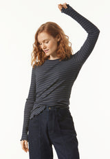 SCHIESSER REVIVAL - Helena Shirt langarm navy