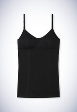 SCHIESSER REVIVAL - Greta Spaghettitop schwarz