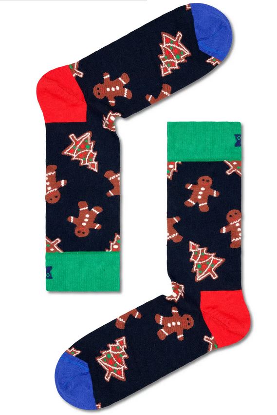 Happy Socks - 1-Pack Gingerbread Cookies Socks Gift Set