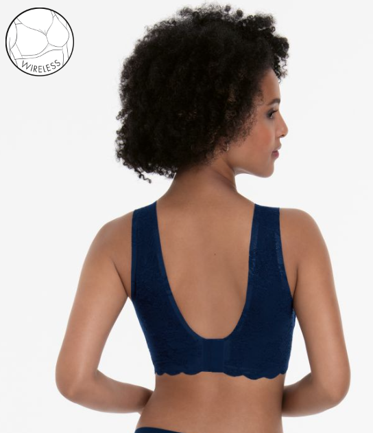 ANITA ESSENTIALS - Lace Bralette Schale maritim blue I 5400