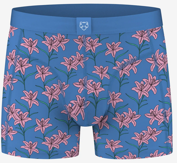 A-dam  - PINK FLOWERS - Boxer-Brief