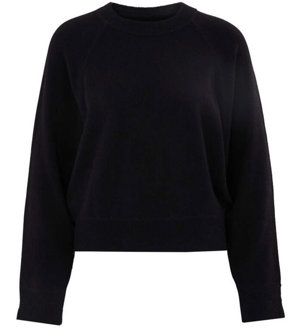 bloom - Roundneck-Pullover Boxy aus Kaschmir