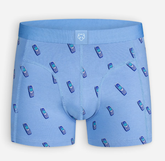 A-dam  - BLUE MOBILE Boxer Brief