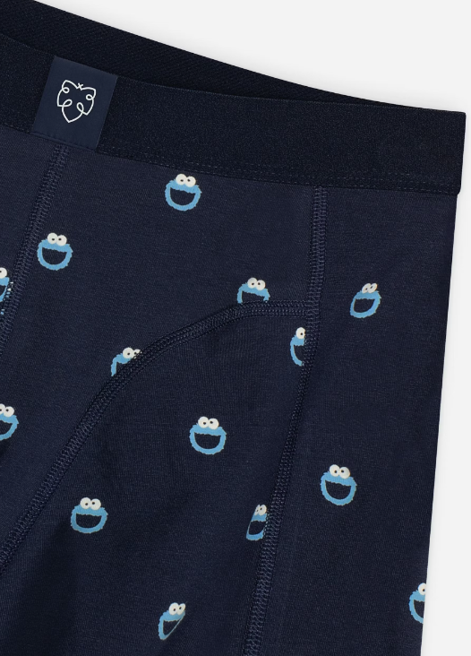 A-dam  - NAVY COOKIE MONSTER Boxer Brief