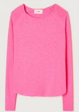 American Vintage Damen-Langarm-T-Shirt SONOMA Pink Acid Fluo
