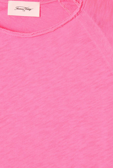 American Vintage Damen-Langarm-T-Shirt SONOMA Pink Acid Fluo