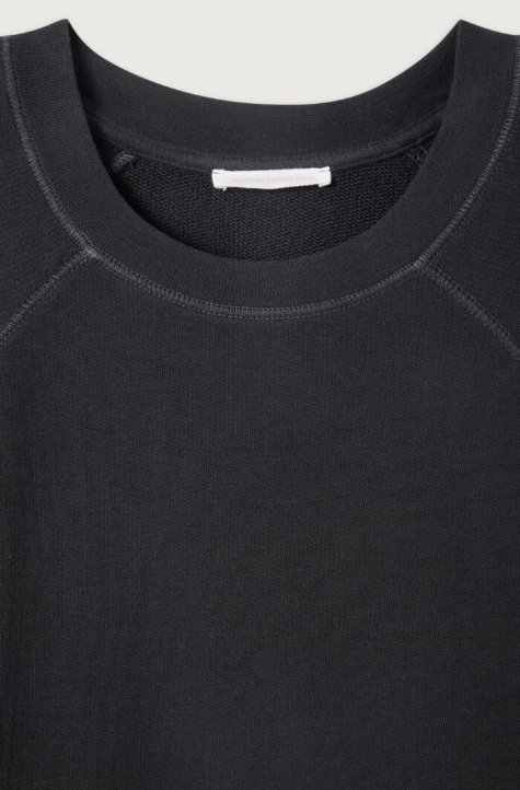 American Vintage Damensweatshirt ATUBAY schwarz