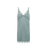 Simone Pérèle SATIN SECRETS - Négligé Velvet Green