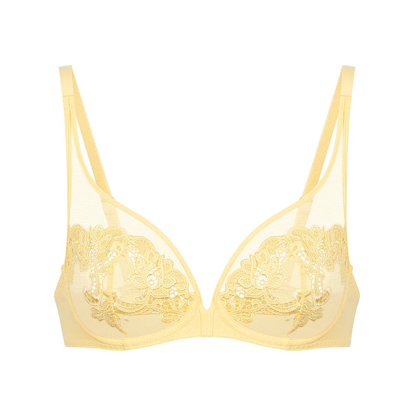 Simone Pérèle Saga - BH Triangel-Vollschale, mit tiefem Dekolleté Lemonade
