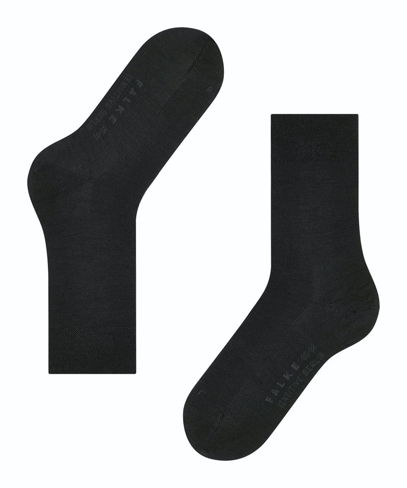 FALKE Sensitive Berlin Damen Socken Schwarz