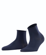 FALKE Cotton Touch Damen Socken Blau