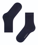 FALKE Cotton Touch Damen Socken Blau