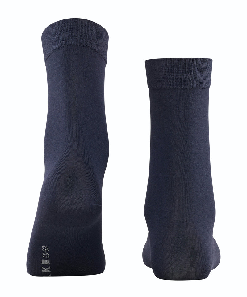 FALKE Cotton Touch Damen Socken Blau