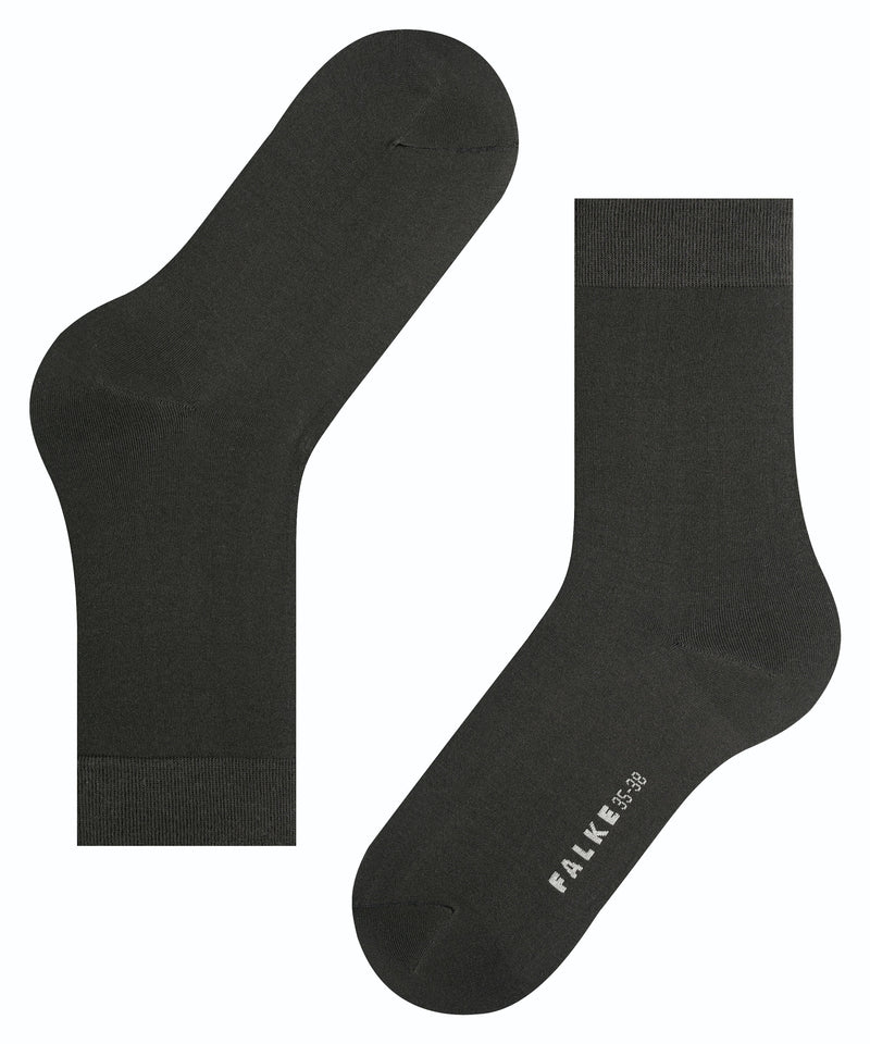 FALKE Cotton Touch Damen Socken Grau
