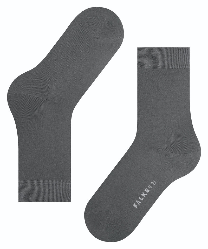 FALKE Cotton Touch Damen Socken Grau