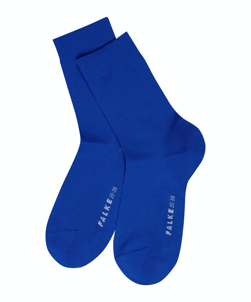 FALKE Cotton Touch Damen Socken Blau