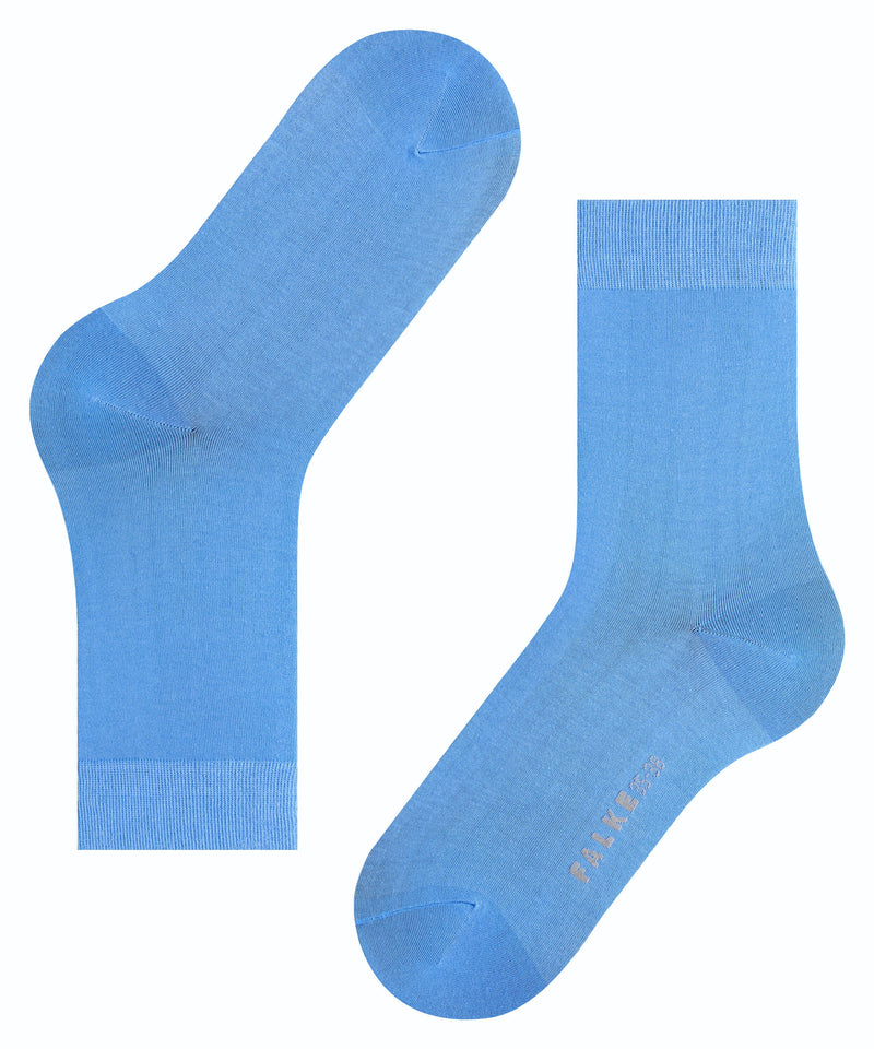 FALKE Cotton Touch Damen Socken Blau