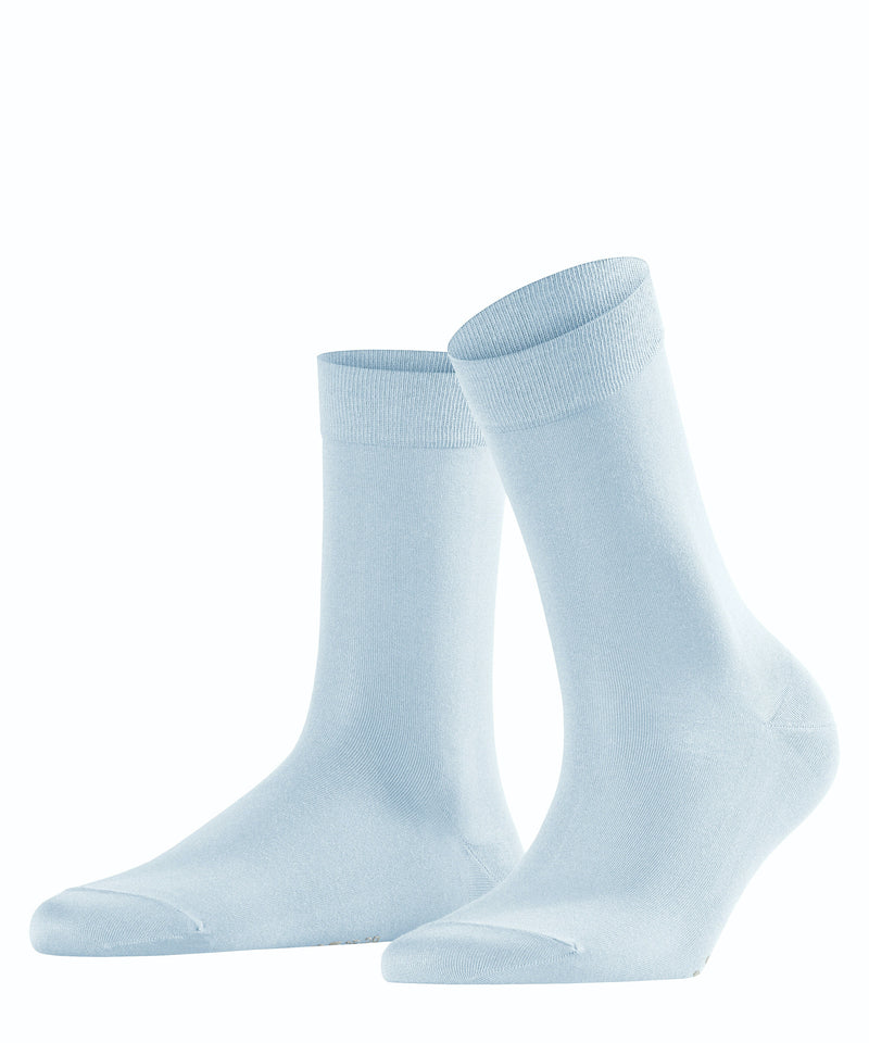 FALKE Cotton Touch Damen Socken Blau