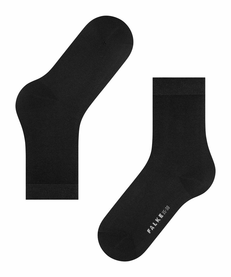 FALKE Cotton Touch Damen Socken Schwarz