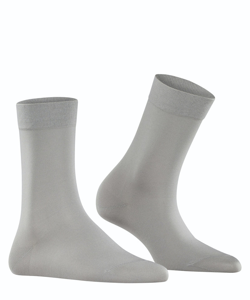 FALKE Cotton Touch Damen Socken Grau