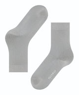 FALKE Cotton Touch Damen Socken Grau